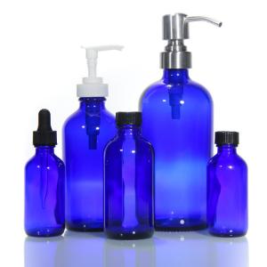 Quality 50ml 100ml Mini Amber Glass Lotion Bottles Soap Dispenser Bulk for sale
