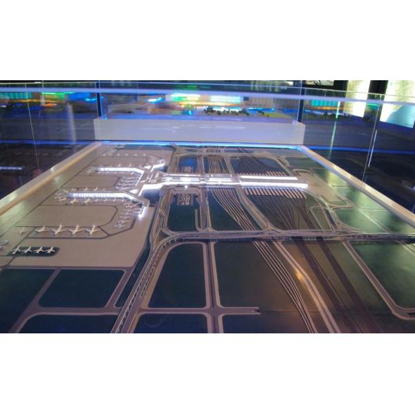 1:200 Scale Model Airport Illuminated International Airport Scale Model