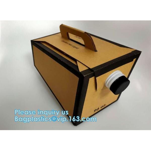 96OZ/128Oz/160OZ/260OZ disposable Coffee bag in box with valve coffee box dispenser 2L/3L/5L hot coffee dispenser