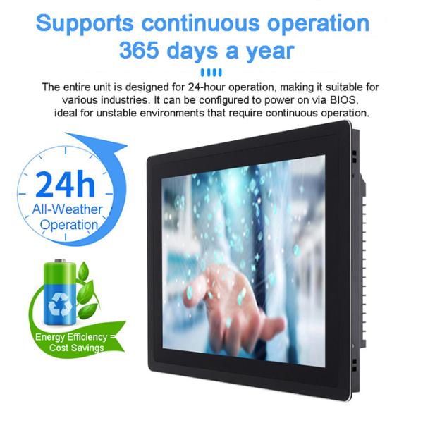 15.6 inch Embedded Controller Industrial Touch Screen Computer with Whole Aluminum Alloy Casing