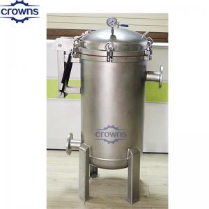 Quality Industrial Stainless Steel Liquid Solid Separator Multi Bag Filter Housing for sale