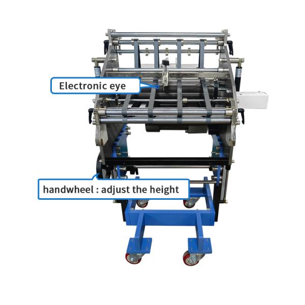 Paper Folding Vertical Paper Stacker Machine 320mm Width OEM ODM