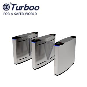 Quality Retractable Biometric Flap Access Control Turnstile Gate Malfunction Self - Detection for sale