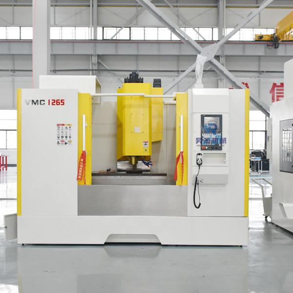 Buy High Productivity New Vertical 4 Axis VMC Machine VMC1265 Knd Controller at wholesale prices