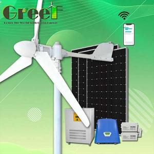 Quality Low Start Wind Speed Single Phase Solar Wind Hybrid System Wind Generator 3KW for sale