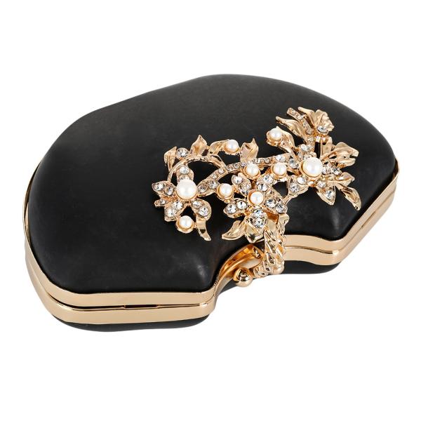 DIY Anniversary Gift Gold Apple Shape Bag Frame Handbag Frame With Covers