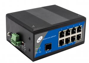 China Single Fiber Port POE Ethernet Switch With External Power Supply 8 Ports on sale