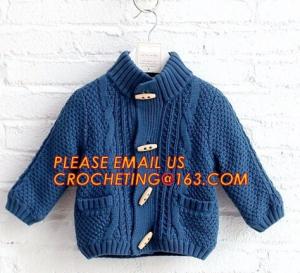 China New arrival british style warm childrens coat thick boys sweater, Fashionable Winter Coats Woolen Sweater Designs For Ki on sale