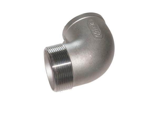 Casting Stainless Steel Pipe Fittings , Male / Female Stainless Steel 90 Degree Elbow