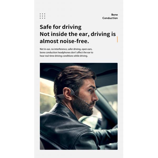 Comfortable High Quality IPX5 Waterproof Bone Conduction Headphones Wireless Bluetooth Open Ear Headphones Earphones