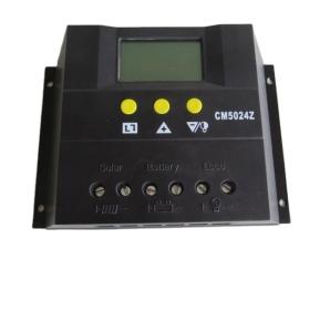 50A 12V 24V CM5024Z  PWM Solar cell panel Charge Controller Regulators LCD display use for solar home system indoor