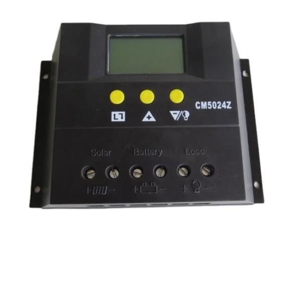Buy 50A 12V 24V CM5024Z  PWM Solar cell panel Charge Controller Regulators LCD display use for solar home system indoor at wholesale prices