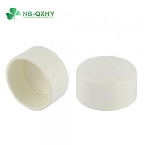 Quality 1/2 Inch to 4 Inch PVC Pipe Fitting Sch40 Plastic End Cap with Round Head Code Design for sale