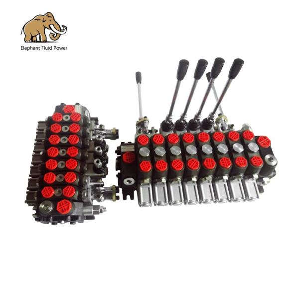 31.5Mpa Diagram DCV100-8 Directional Spool Valve Manual Control Hydraulic Pneumatic