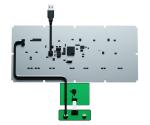 Sealed And Durable Industrial Keyboard With Touchpad And 2 Mouse Keys For Harsh