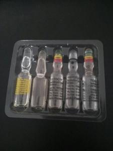 Quality Customized 1ml Glass Ampuler With The Packing Boxes And Blister In A Set for sale