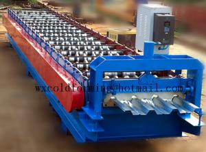 Quality Automated PLC Control High Precision Steel Structure Floor Deck Roll Forming Machine For Metal Decking Sheet for sale