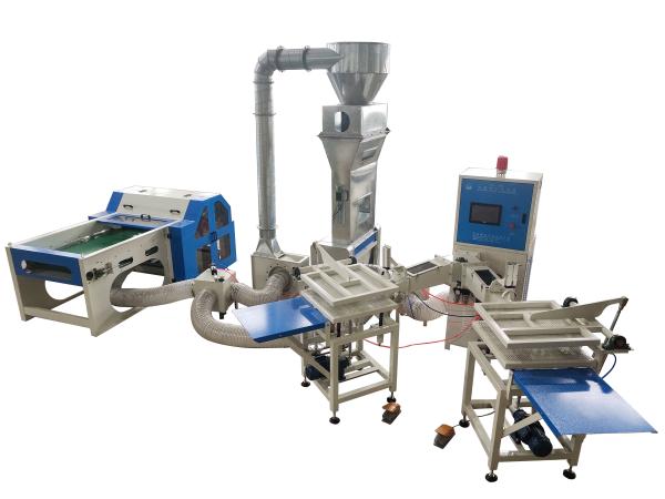 Buy 6D-15D Polyester Staple Fibier Memory Foam Automatic Pillow Making Machines at wholesale prices