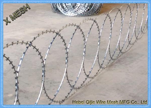 razor wire with clips