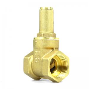 China Brass Water Meter Gate Valve 2 Inch 3 Inch 4 Inch Triangle Gate Valve on sale