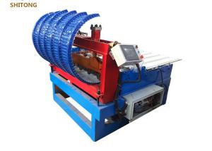 China Color Steel Sheet Crimping Curving Roofing Roll Forming Machine with hydraulic pump station press on sale