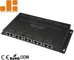 Aluminium Alloy Shell DMX Signal Splitter 8 Channels Output / AC90-250V Input
