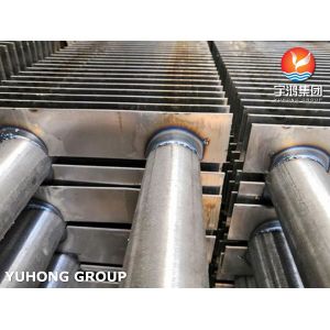 ASME SA312 TP316 Austenitic Stainless Steel Square Fin Tubes In Pharmaceutical