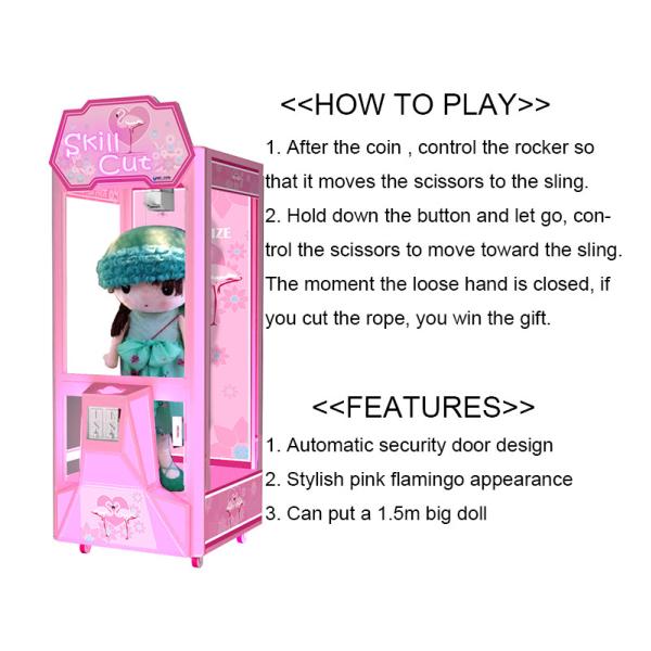 Single Cut Gift Vending Machine For Indoor Entertainment Center