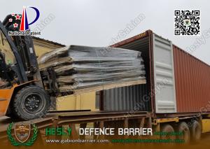Quality HESCO Bastion Barrier MIL2 Unit | 610mm high with beige color geotextile cloth for sale