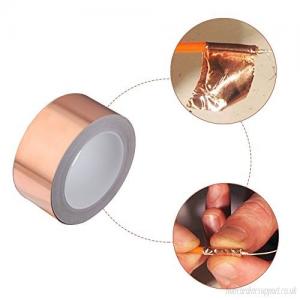 Quality 0.15mm Thickness Conductive Adhesive Copper Tape Emi Shielding For Rf Cage for sale