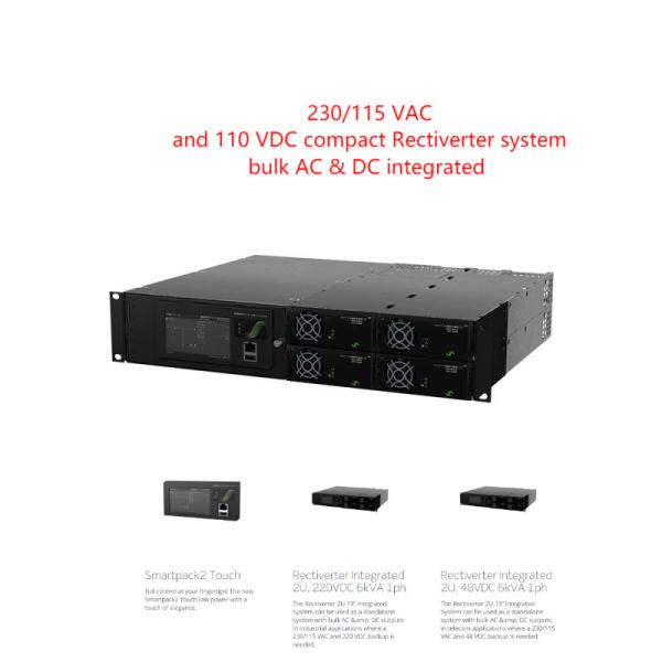 Eltek Rectiverter Telecom Power System With Smartpack Touch Or Basic Industrial