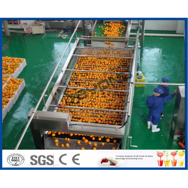 10TPH Automatic Orange Juice Extract Orange Processing Line For Juice Making Factory