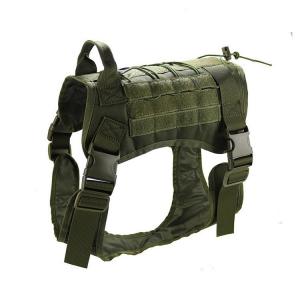 Quality Camouflage Tactical Dog Chest Strap Nylon Adjustable Traction Rope Vest for sale