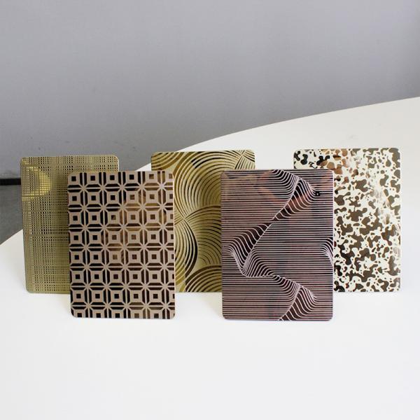 Mirror Etched Stainless Steel Wall Cladding Sheet For Decoration