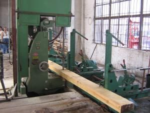 Quality vertical band saw machine with trolley, CNC vertical bandsaw mill wood cutting for sale