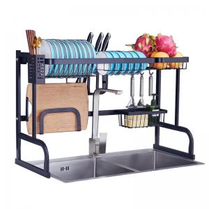 Quality 40KG Limit Drain Storage Rack 304 Above Stainless Steel Sink Or Bowl Chopsticks And Kitchenware for sale
