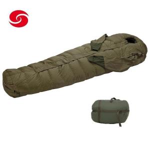 China Polyester Hollow Military Sleeping Bag Hiking Waterproof 3 Season Army on sale