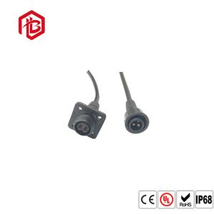 Quality Flange Socket M15 3PIN 4PIN Panel Mounting Connector To Wire Connector for sale
