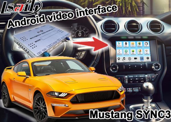 Buy Mustang SYNC 3 Android GPS navigation box WIFI BT Google apps video interface wireless carplay at wholesale prices