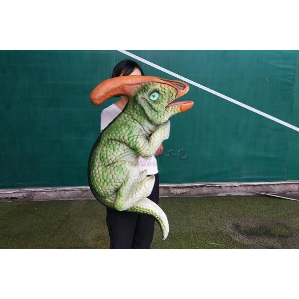 Light Realistic Dinosaur Puppet , Customized Realistic Dinosaur Hand Puppet