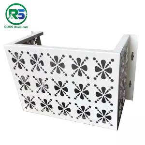 Quality 1.5mm-4mm Thickness Aluminium Air Conditioner Cover Metal Vent Perforated Panels for sale