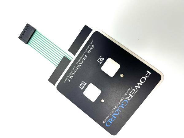 Buy UL Certification Two Button Backlit Membrane Switch For Power Control Module at wholesale prices