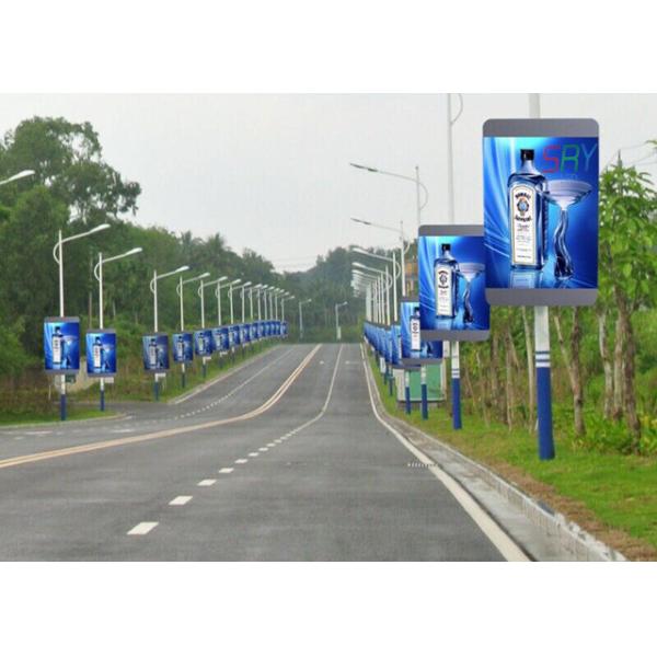 Outdoor Gas Station Advertising Pillar Led Petrol Display Screen Totem Pole Signage