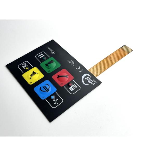 Corrosion Resistant Dome Membrane Switch 0.3MM Pitch Custom Membrane Keyboard