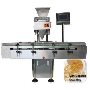 Quality Automatic Bottle Capsule Counting Machine With PLC Control 50 Bottles/Min for sale