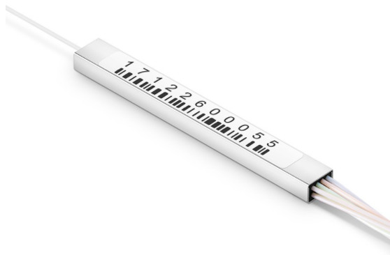 SC APC 1x8 Fiber PLC Splitter 900μM Miniature Planar Waveguide