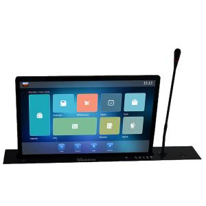 Manual Remote And Software Control JN-15.6/17.3/18.5/21.5inch Paperless Conference System With Camera Tracking And 30 Set Capacity