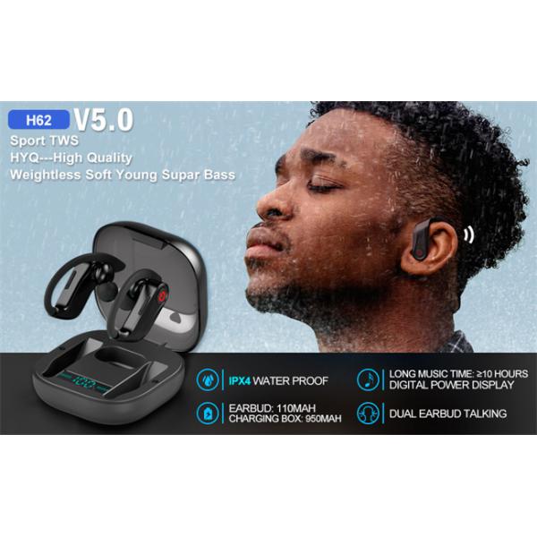 Bluetooth 5.0 Creative Wireless Earbuds High Fidelity Stereo Noise - Canceling Waterproof