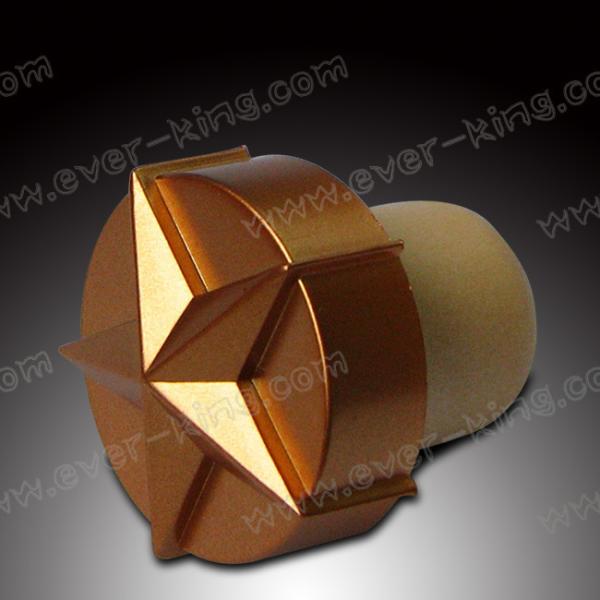 FDA Non Spill Coated Aluminium Spirit Bottle Closures