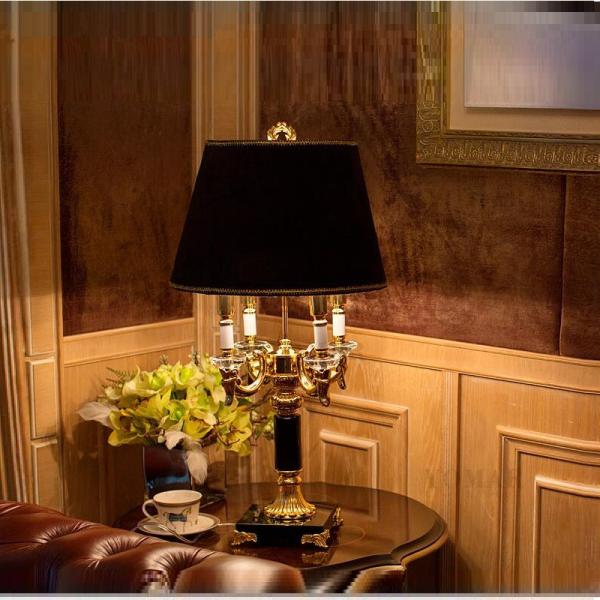Luxury K9 big black crystal table lamp Fashion crystal table lamps(WH-MTB-123)